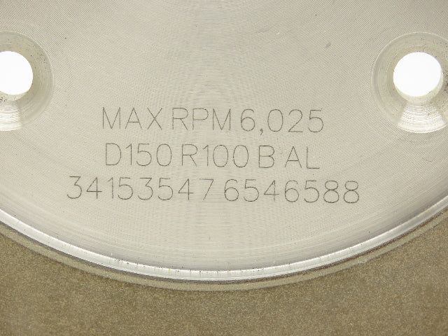Radiac Abrasives D150R100BAL Diamond Grinding Wheel Tool Room 6" X 1-1/4"