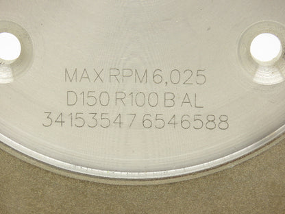 Radiac Abrasives D150R100BAL Diamond Grinding Wheel Tool Room 6" X 1-1/4"