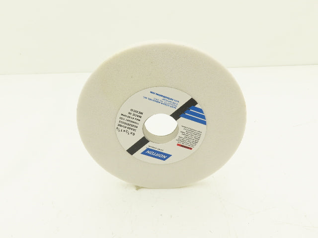 Norton 38A60-KVBE Grinding Wheel Tool Room 6" X 1/2 X 1-1/4 60 Grit Type 1
