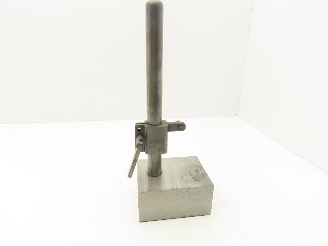4"x 5" Precision Inspection Indicator Gage Stand 1" Dia x 11"Post Surface Plate