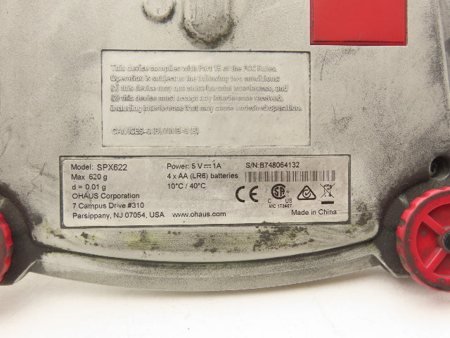 Ohaus Scout SPX622 Precision Analytical Balance Weigh Scale 620 Grams Portable