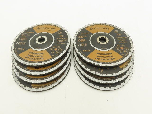 Blackstone 0894026 Type 27 Grinding Wheel 7" X 1/4" X 7/8" 8500rpm Lot of 8