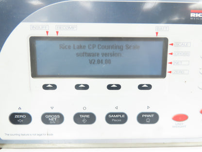 Rice Lake Counterpart Weigh Scale Display Configurable Counting Indicator 12VDC