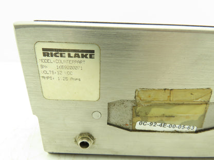 Rice Lake Counterpart Weigh Scale Display Configurable Counting Indicator 12VDC