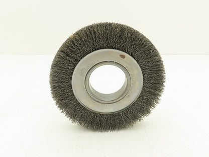 Weiler 03070 Crimped Wire Wheel  6" Dia .014 Steel Fill 2" Arbor Wide Face
