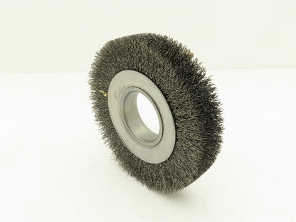 Weiler 03070 Crimped Wire Wheel  6" Dia .014 Steel Fill 2" Arbor Wide Face