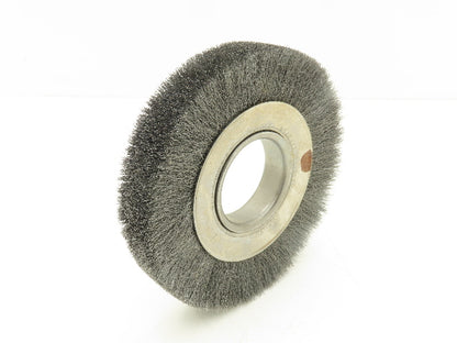 Weiler 06040 Crimped Wire Wheel  6" Dia .006 Steel Fill 2" Arbor Medium Face