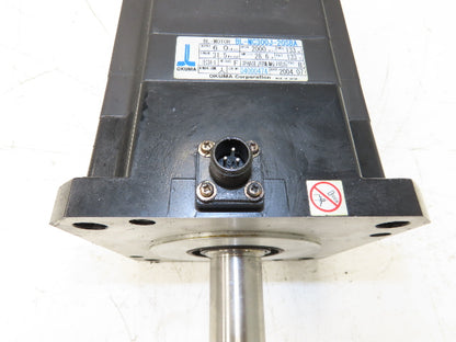 Okuma BL-MC300J-20SBA AC Servo Motor 6kW 2000 RPM 133V 28.6A 3PH W/Encoder -READ