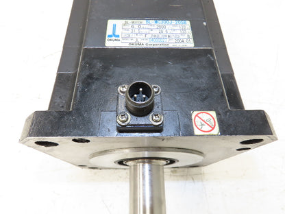 Okuma BL-MC300J-20SB AC Servo Motor 6kW 2000 RPM 133V 28.6A 3PH Encoder -READ