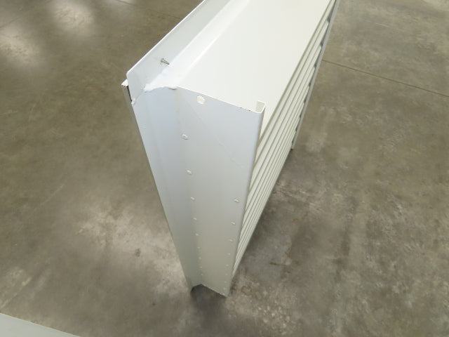 Fixed Louvered Intake Air Ventilation Grille 38" h x 35" W Hole Frame Lot of 2