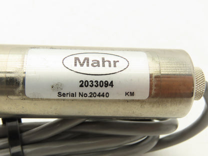 Mahr Federal 2033094 Maxum III Digital Indicator Transducer Probe  ±1.99mm .100"