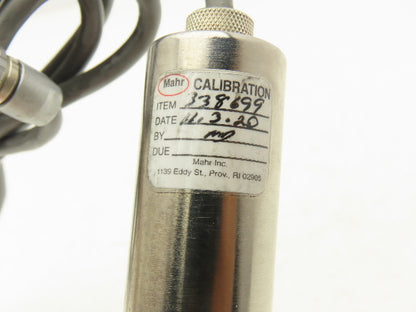 Mahr Federal 2033094 Maxum III Digital Indicator Transducer Probe  ±1.99mm .100"