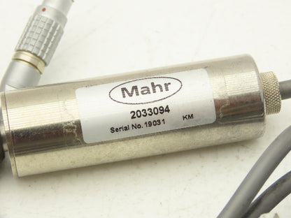 Mahr Federal 2033094 Maxum III Digital Indicator Transducer Probe  ±1.99mm .100"