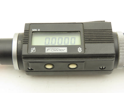 Fowler MKII BSU1 Holemike Digital Indicator Bore Gage 3/4"-2" Range .00005"