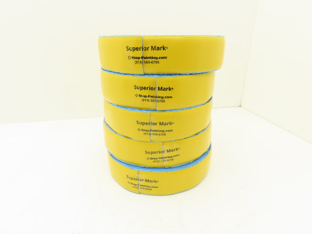 Superior Mark 1080644 Industrial Floor Marking Tape 2" x 100' Yellow
