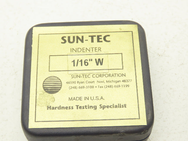 Sun-Tec 108693 1/16" W Ball Indenter Hardness Tester w/Standard 98.1 HRBW
