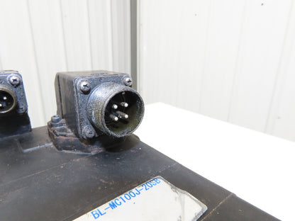 Okuma BL-MC100J-20SB AC Servo Motor 2kW 2000 RPM 133V 8.91A 3PH Encoder