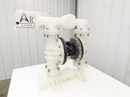 All Flo Pneumatic Double Diaphragm Air Pump 2" Non-Metallic Poly 160GPM 120PSI