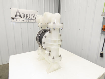 All Flo Pneumatic Double Diaphragm Air Pump 2" Non-Metallic Poly 160GPM 120PSI