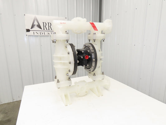 All Flo Pneumatic Double Diaphragm Air Pump 2" Non-Metallic Poly 160GPM 120PSI