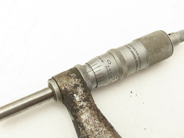 Scherr Tumico 9-12" Outside Micrometer Anvil Caliper .001" Complete Set