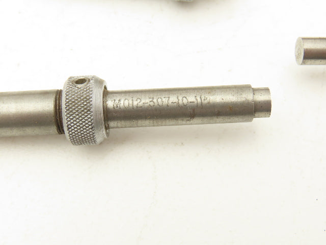 Scherr Tumico 9-12" Outside Micrometer Anvil Caliper .001" Complete Set