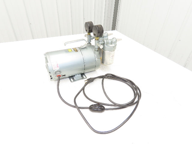 Emerson SA55NXGTC4143 Oil-Less  Rotary Vane Vacuum Air Pump 115VAC 1/3Hp 1725RPM