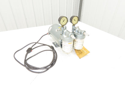 Emerson SA55NXGTC4143 Oil-Less  Rotary Vane Vacuum Air Pump 115VAC 1/3Hp 1725RPM