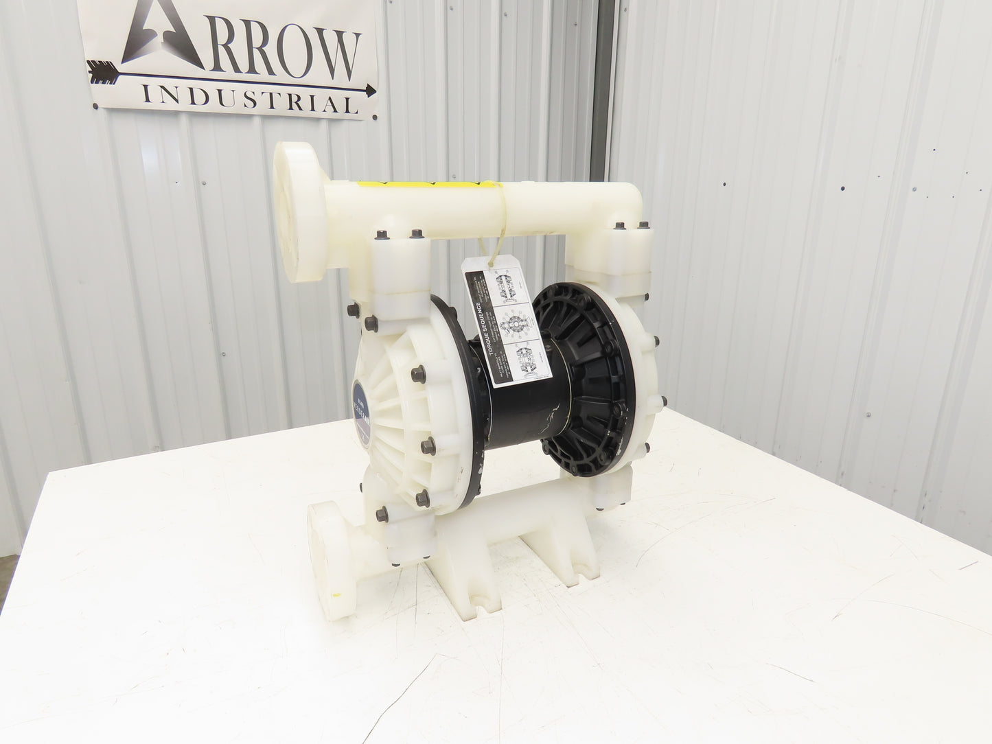 Verderair VA40KA Pneumatic Double Diaphragm Air Pump 1-1/2" Kynar 379LPM 120PSI