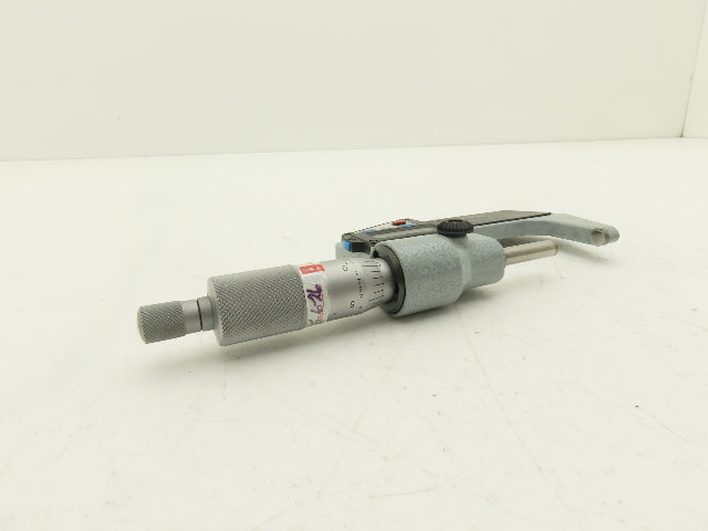 Mitutoyo 293-722-10 Digimatic Micrometer 1-2" Range .00005 Ratchet Stop SPC Data