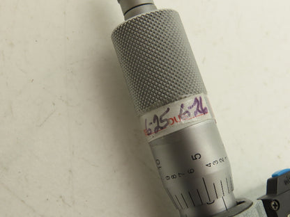 Mitutoyo 293-722-10 Digimatic Micrometer 1-2" Range .00005 Ratchet Stop SPC Data