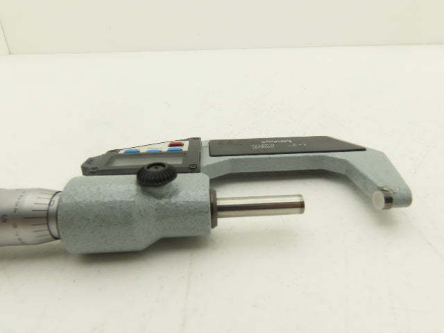 Mitutoyo 293-722-10 Digimatic Micrometer 1-2" Range .00005 Ratchet Stop SPC Data