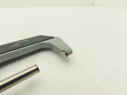 Mitutoyo 293-722-10 Digimatic Micrometer 1-2" Range .00005 Ratchet Stop SPC Data