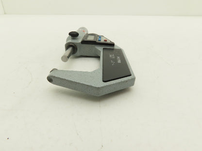 Mitutoyo 293-722-10 Digimatic Micrometer 1-2" Range .00005 Ratchet Stop SPC Data
