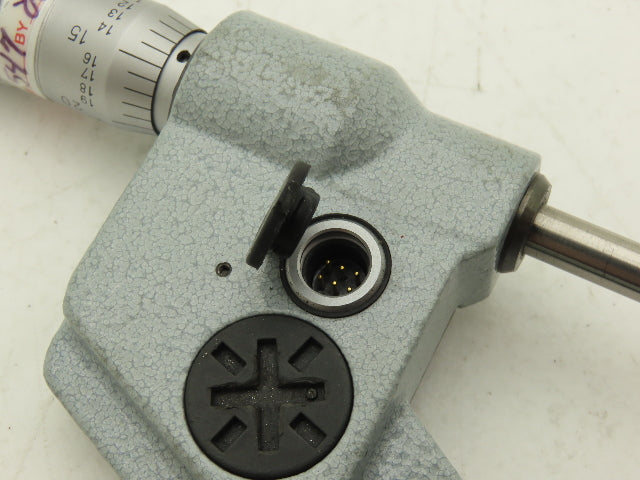 Mitutoyo 293-722-10 Digimatic Micrometer 1-2" Range .00005 Ratchet Stop SPC Data