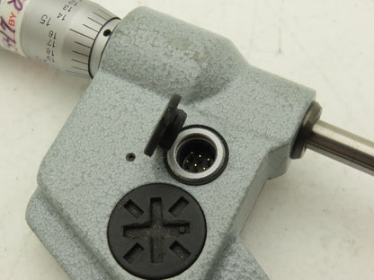 Mitutoyo 293-722-10 Digimatic Micrometer 1-2" Range .00005 Ratchet Stop SPC Data