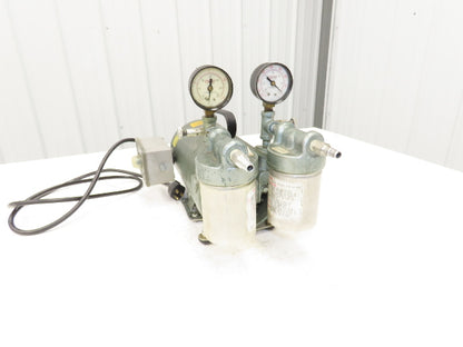 Emerson SA55NXGTC4143 Oil-Less  Rotary Vane Vacuum Air Pump 115VAC 1/3Hp 1725RPM