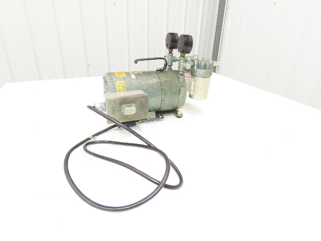 Emerson SA55NXGTC4143 Oil-Less  Rotary Vane Vacuum Air Pump 115VAC 1/3Hp 1725RPM