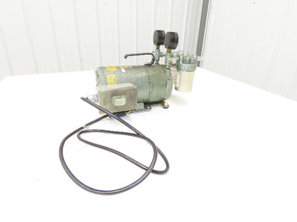 Emerson SA55NXGTC4143 Oil-Less  Rotary Vane Vacuum Air Pump 115VAC 1/3Hp 1725RPM