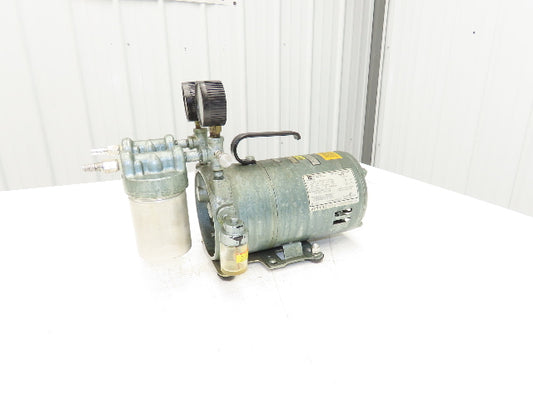 Emerson SA55NXGTC4143 Oil-Less  Rotary Vane Vacuum Air Pump 115VAC 1/3Hp 1725RPM
