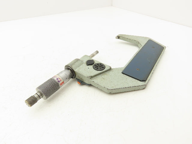 Mitutoyo 293-347-30 Digimatic Micrometer 3-4" Range .00005 Ratchet Stop SPC Data