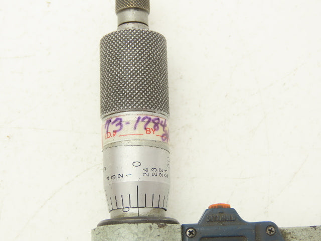 Mitutoyo 293-347-30 Digimatic Micrometer 3-4" Range .00005 Ratchet Stop SPC Data