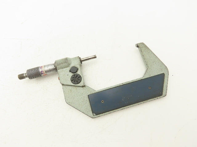 Mitutoyo 293-347-30 Digimatic Micrometer 3-4" Range .00005 Ratchet Stop SPC Data