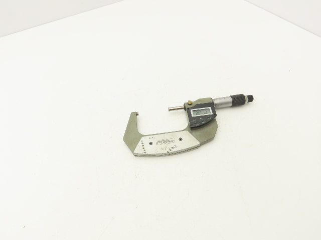 Fowler 54-880-003-0 Digital Outside Micrometer 2-3" Range 50-78mm SPC Data Port