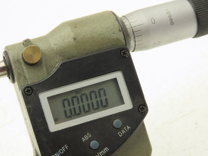 Fowler 54-880-003-0 Digital Outside Micrometer 2-3" Range 50-78mm SPC Data Port