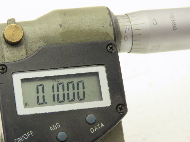Fowler 54-880-003-0 Digital Outside Micrometer 2-3" Range 50-78mm SPC Data Port