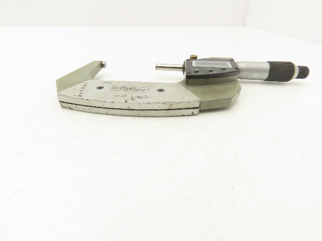 Fowler 54-880-003-0 Digital Outside Micrometer 2-3" Range 50-78mm SPC Data Port