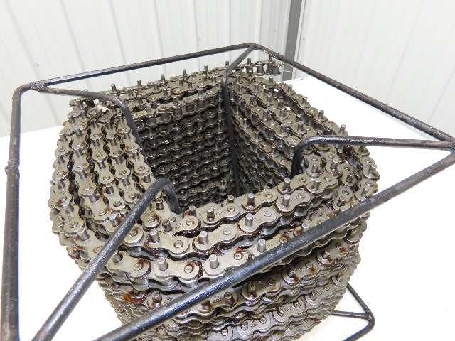 Peer 50R X100FT SP D-1 E2PIN Roller Chain #50 Riveted 100' Reel D-1 Attachment