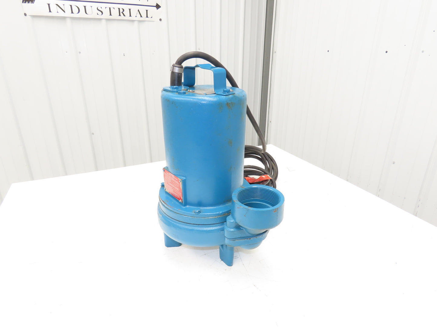 Barnes 3SE1074L Submersible Sewage Ejector Sump Pump 3"NPT 1Hp 240V 1PH 200GPM