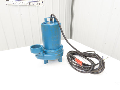 Barnes 3SE1074L Submersible Sewage Ejector Sump Pump 3"NPT 1Hp 240V 1PH 200GPM